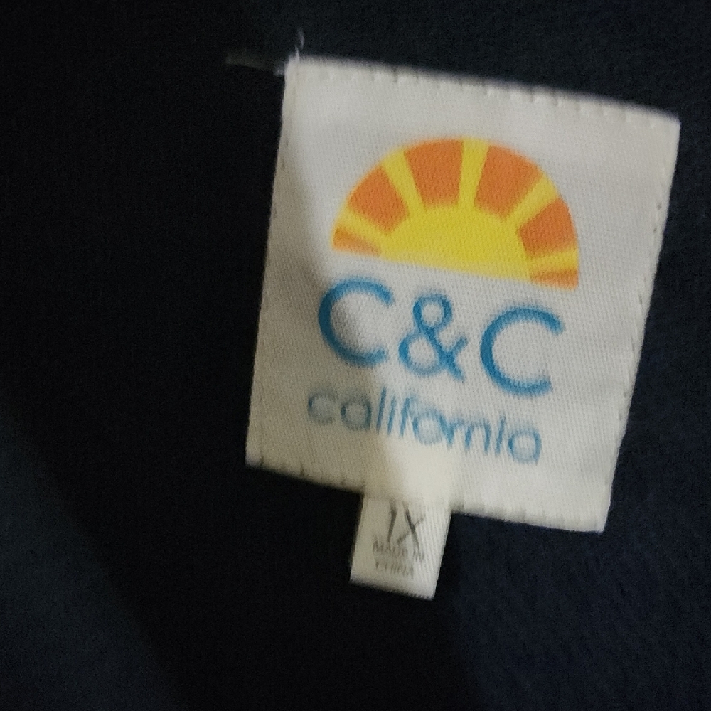 C&C California Navy Lightweight Sweatshirt with Vibrant Design - Picture 3 of 3